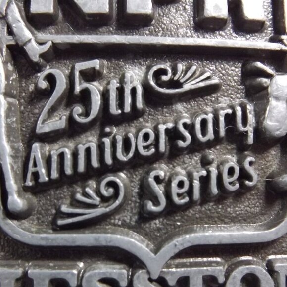 National Finals Rodeo 1983 Hesston 25th Anniversary First Edition Belt Buckle - Picture 7 of 10